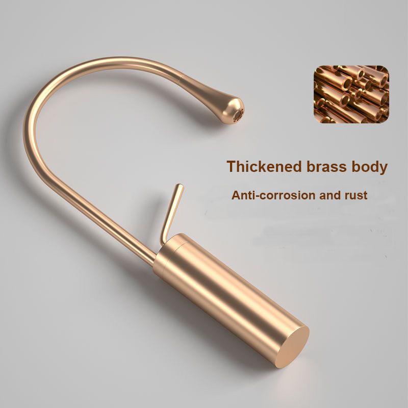 Bathroom Brass Basin Faucet Hot And Cold Water Mixer Tap Single Handle Deck Mounted Washbasin Crane For Bathroom