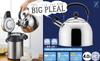 Yoshikawa Чайник со свистком BIG PLEAL 4,0 л, подходит для индукционных/газовых плит, SJ2702