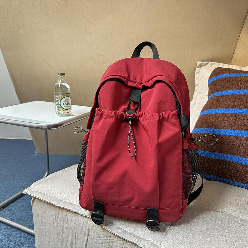 Student Schoolbag Fashionable Spring New Class Large Capacity Multi-pocket Neutral Style Men's and Women's Commuting Travel Backpack