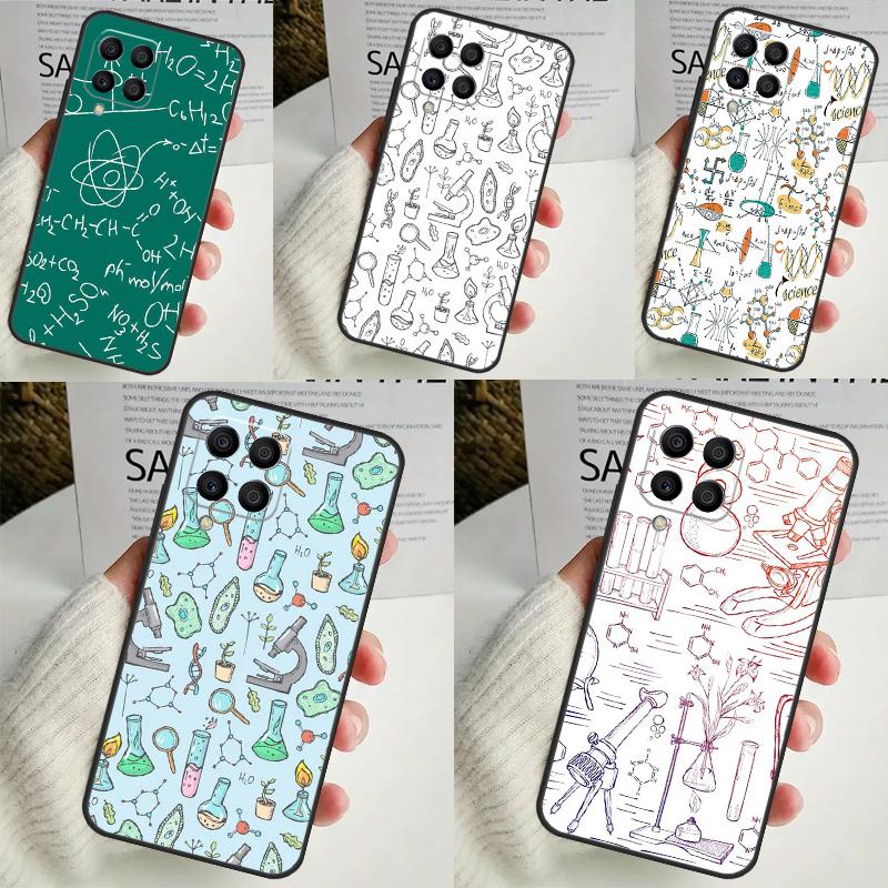 Biology Chemistry For Samsung Galaxy M13 M33 M53 M12 M32 M52 M14 M34 M54 M20 M51 M21 M30s M31s M15 M55 Case