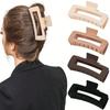 5 Inche Extra Large Claw Clips for Thick Hair and Long Hair, 4 Pack Xl Jumbo Claw Clips, Oversized Matte Non-slip Rectangle Hair