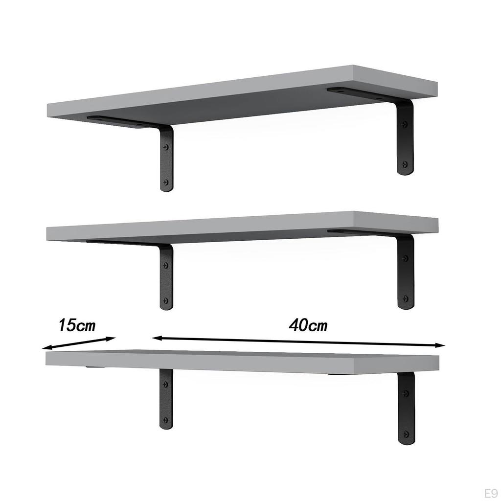 3 шт. настенные деревянные подвесные полки, универсальные, экономящие пространство, декоративные для