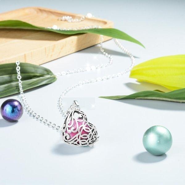 Бола для беременных в форме сердца с розовым шаром с рисунком растений