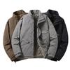 Winter Thickened Cotton Coat Men's New Trendy Brand Loose Stand-up Collar Workwear Cotton Coat Men's Casual and Versatile