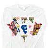 Small Planet Marvel Sleeve Print Long Sleeve T-Shirt X-Men/9, XL, White