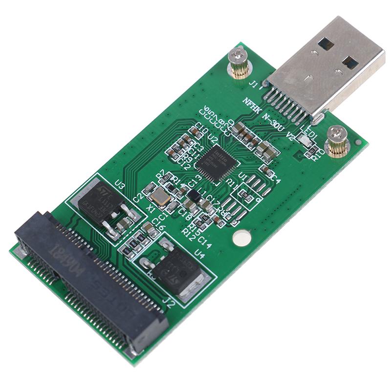 1 шт. Mini Usb 3.0 для Pcie Msata внешний SSD-адаптер для печатной платы