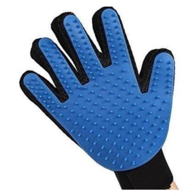 Gant de toilettage - Brosse - Massage - Facile à nettoyer - Pour chien et chat - Taille moyenne