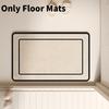 Abstract Shape Diatom Mud Doormat With Quick Drying For Bedroom And Entryway