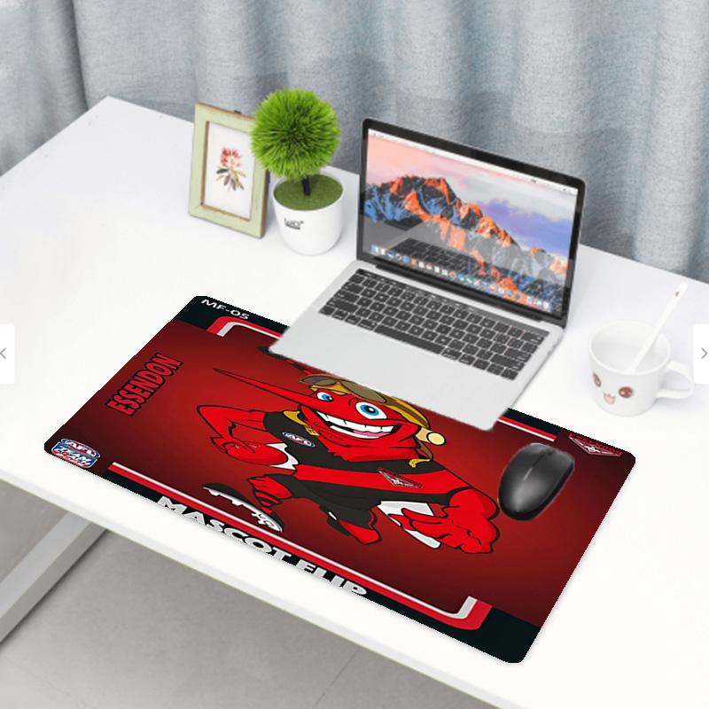 Essendon Football Print Mouse Pad, Anti‑Slip Desktop keyboard Mat, for PC Laptop Gaming Working Daily Use, Cool Festival Surprise Gift