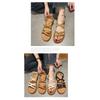 Roman Sandals Women Flat Elastic Soft Bottom Summer Sandals Ladies Cross Strap Outwear Sandals