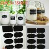 24pcs=3 Sheet Blackboard Sticker Labels Chalkboard Chalk Board Sticker 9cm X 5.5cm Black Board