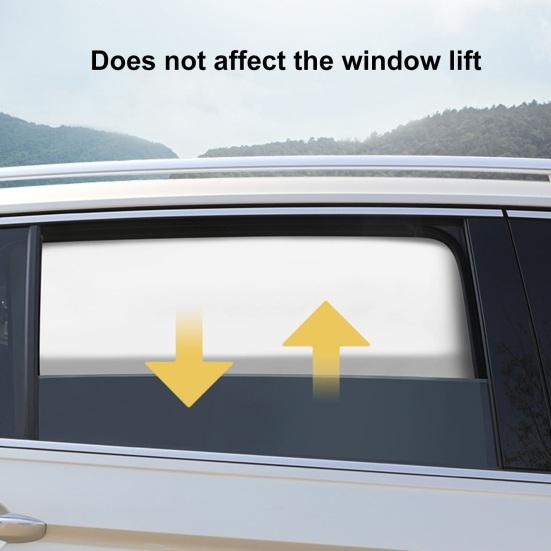 Durable Car Window Curtain Magnetic Soft Sun Protection