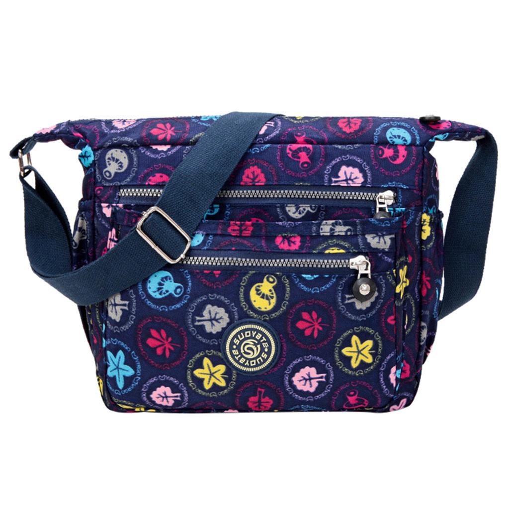 Новая сумка из ткани с принтом, сумка-мессенджер, модная нейлоновая водонепроницаемая сумка через плечо