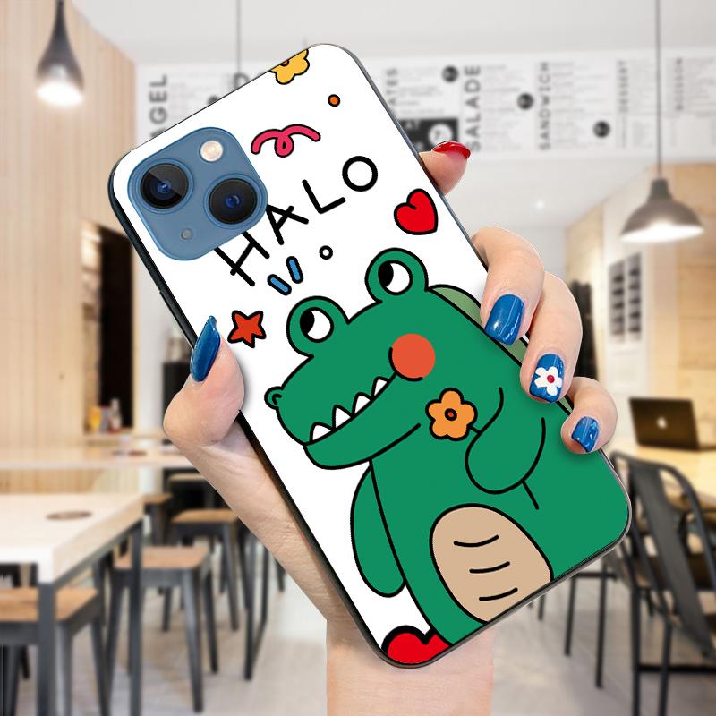 Мягкий силиконовый чехол из ТПУ с милыми мультяшными животными для iPhone 14 13 12 11 Pro Max 7 8 6 6s SE Samsung Galaxy S23 S22 Ultra S21 A53 M33 M30 S9 A21s