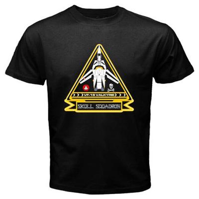 Футболка унисекс с логотипом Robotech Skull Squadron Valkyrie