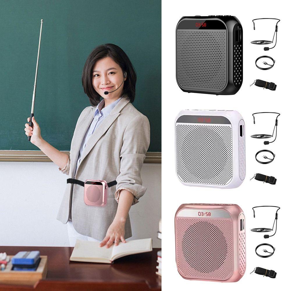 Mini Wired Voice Amplifier Recorder Audio Speaker For Teacher Speech Tour Guide Lecture