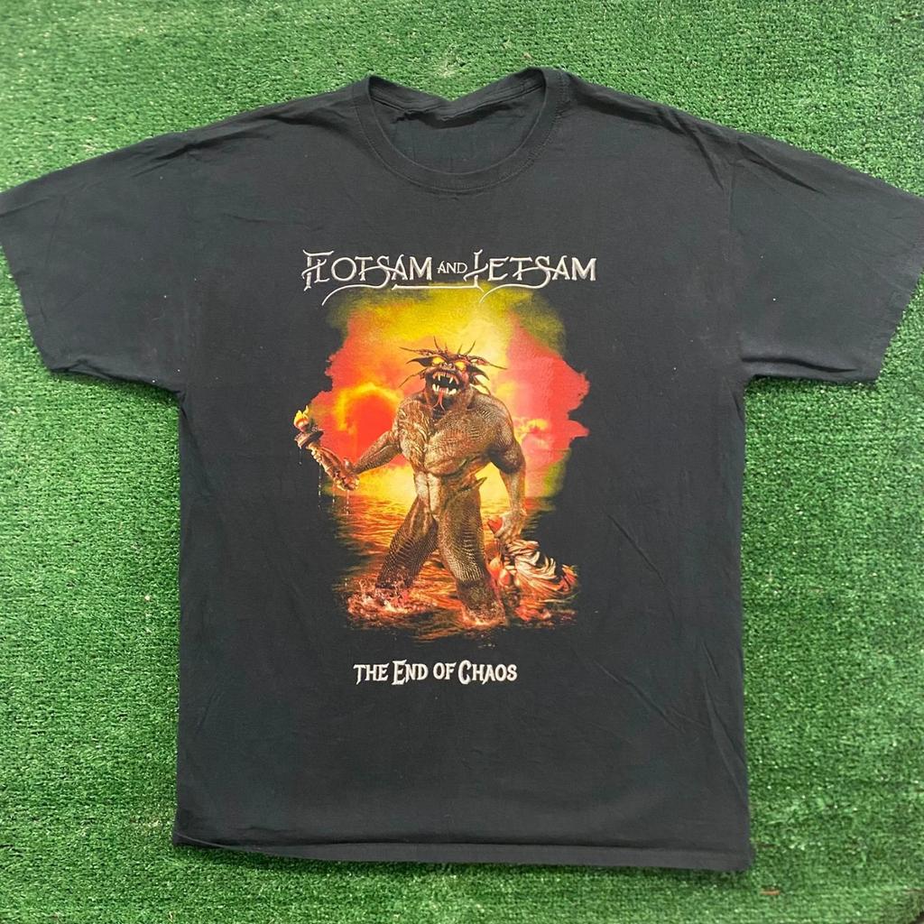 Retro Flotsam And Jetsam The End Of Chaos Shirt Black Unisex S-5XL AE161
