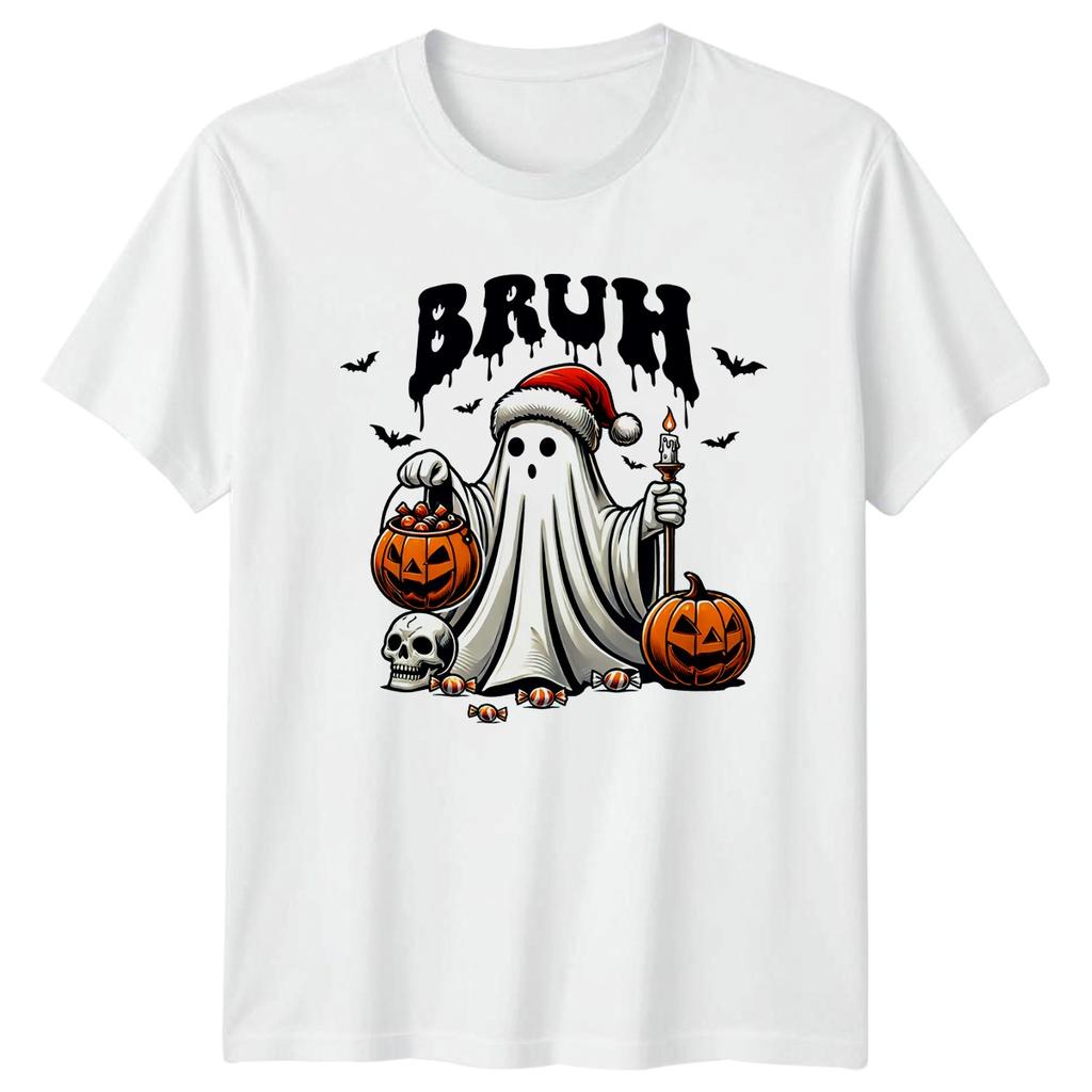 Bruh TShirt Halloween Christmas Spooky Holiday Gift For Him And Her