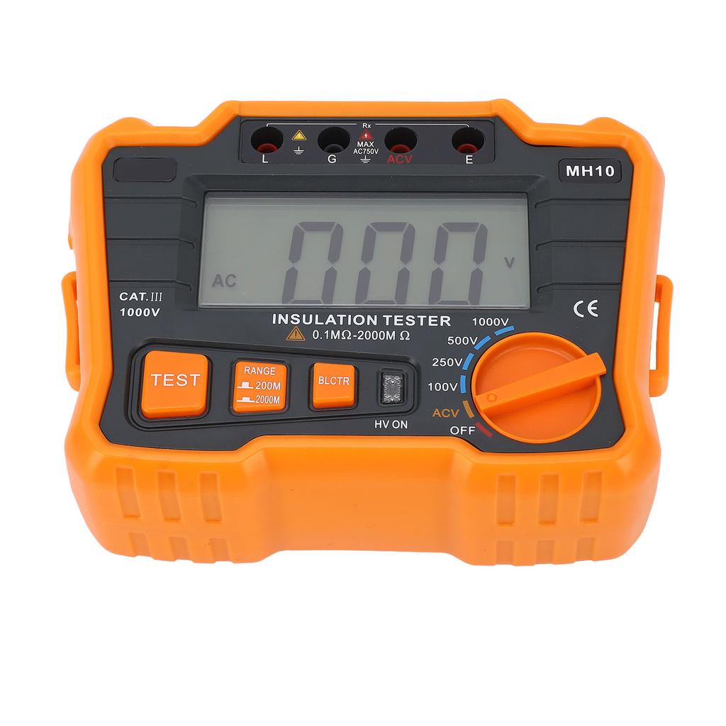 Мегаомметр цифровой тестер изоляции измеритель сопротивления ЖК-дисплей 1999 г. для измерения
