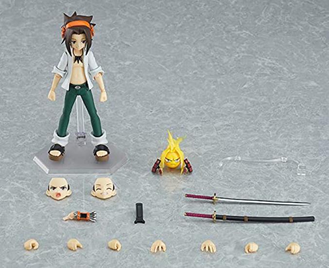 Figma SHAMAN KING Йо Асакура Раскрашенная Подвижная Фигурка M06779 Немасштаб ABS&ПВХ