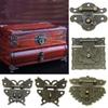 Household Decorative Case Hardware Decorate Brass Gift Box Clasp Lock Furniture  Lock Buckle Hasps