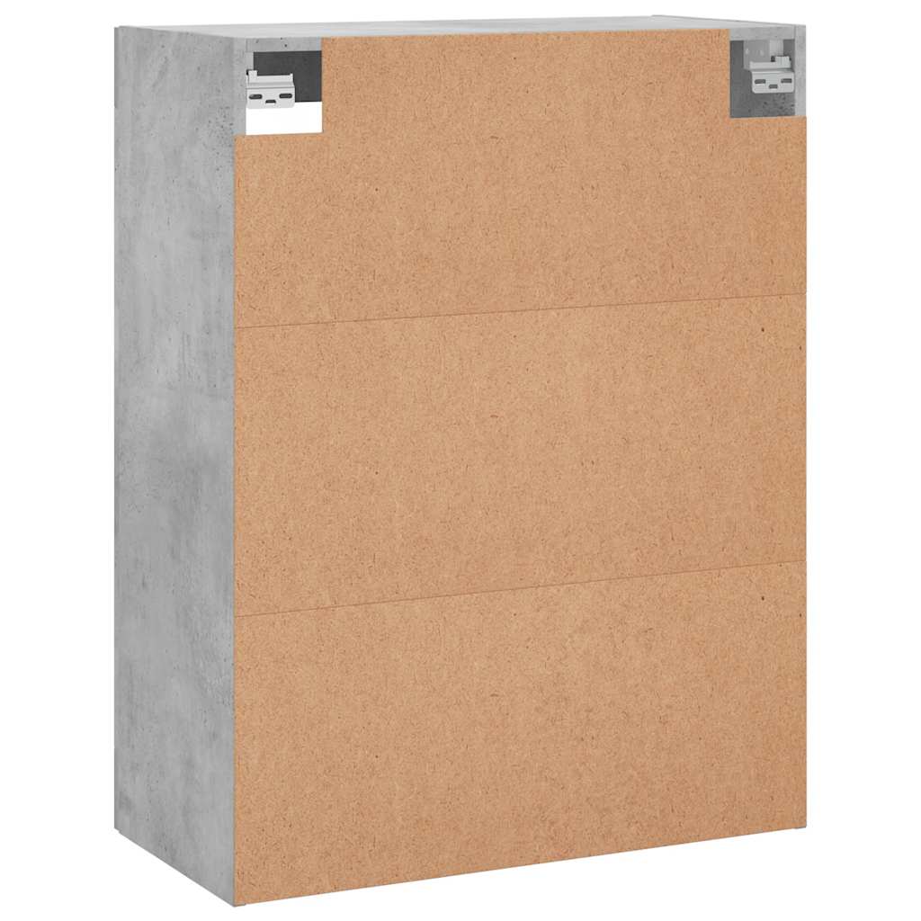 Wall Mounted Cabinet Concrete Grey 69.5 x 34 x 90 cm