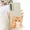 For Tecno Camon 17P Case Soft Silicone Beautiful Flower Butterfly Phone Cases For Tecno Camon 17 P 17P CG7 CG7n Cover