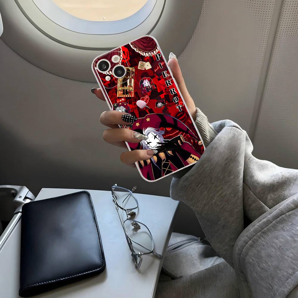 Чехол для телефона The Freak Circus Pierrot Fit Для IPhone 16 15 Promax IPhone 14 11 12 High End 13 Pro Силиконовый
