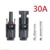 Металл Mc4 30a 25a Внутренний контакт Фотоэлектрический разъем солнечной панели Водонепроницаемый комплект Ip67