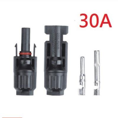 Металл Mc4 30a 25a Внутренний контакт Фотоэлектрический разъем солнечной панели Водонепроницаемый комплект Ip67