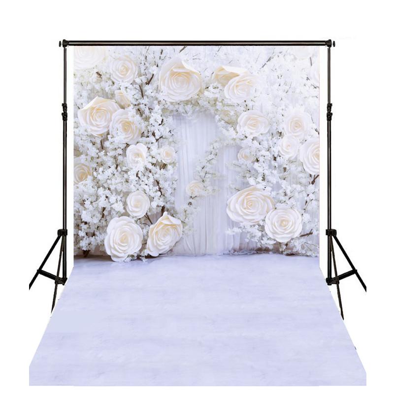 Фон для фотосъемки с цветами, виниловый реквизит для детской фотостудии 5x3 фута, 7x5 футов, 8x6 футов