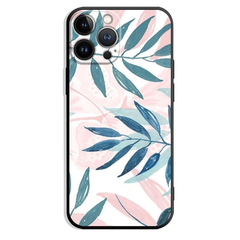 Retro Flower Leaf  Phone Case For iPhone Samsung Galaxy Redmi Xiaomi Oppo OnePlus Note S A 7 8 9 10 11 12 13 14 20 21 22 23 53 54 Pro Max Plus Ultra