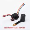 3650 4500KV Brushless Motor with 60A ESC Combo Replacement for HSP HPI Wltoys  1:8   1:10 Remote Control Car and Boat