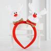 New Arrival Cute LED Santa Elk Snowman Whitebear Hairband Christmas LED Light Headband Party Christmas Decoration