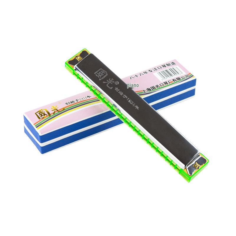 Шанхайская губная гармошка Guoguang 24 отверстия для начинающих, тональность C, тремоло, в новой упаковке