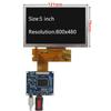 5 Inch 800*480 Multipurpose LCD Screen Display Controller Control Driver Board Mini HDMI-Compatible For Raspberry Pi