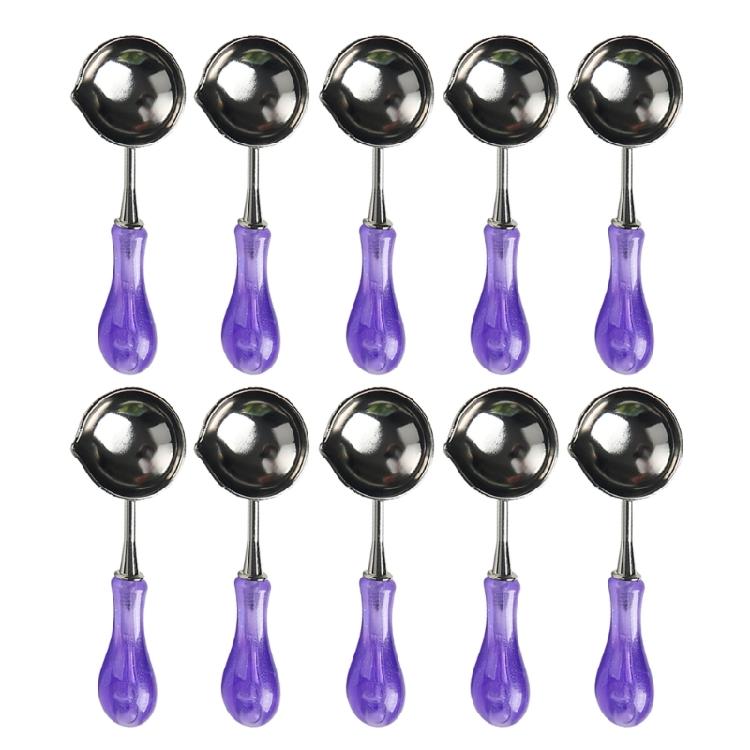 10 шт./набор Ложка для плавления воска для опечатывания Ложка для восковой печати Ложка для плавления штампа для восковой печати Конверт