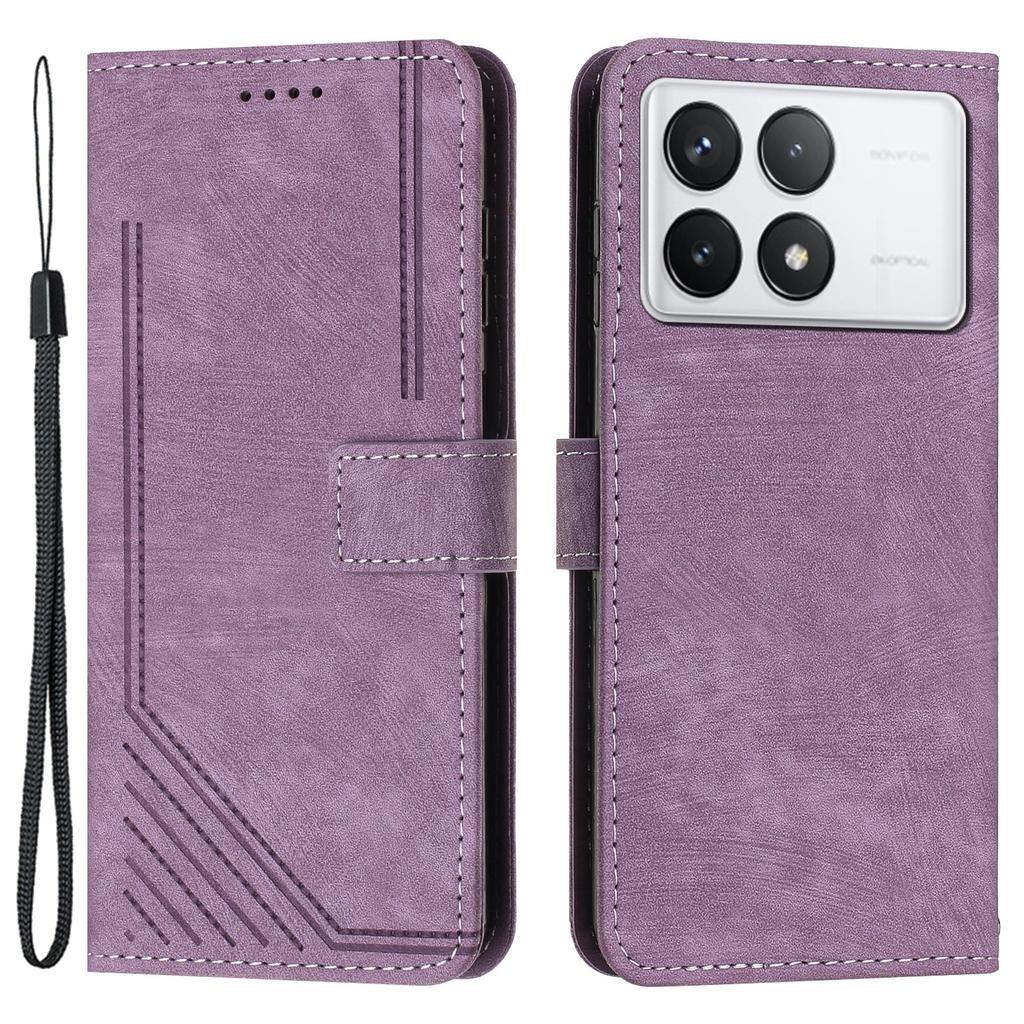 Для Xiaomi Poco F6 Pro 5G/Redmi K70 5G/K70 Pro 5G Чехол для телефона Кожаный откидной чехол-кошелек