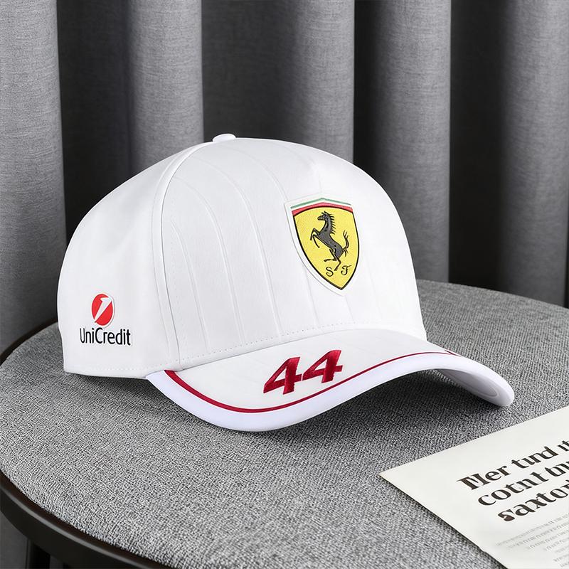Adjustable Car Logo Baseball Cap Outdoor Racing Sports Hat Men Women Baseball Cap For Ferrari 488 Roma F8 SF9018121360 F4301575M