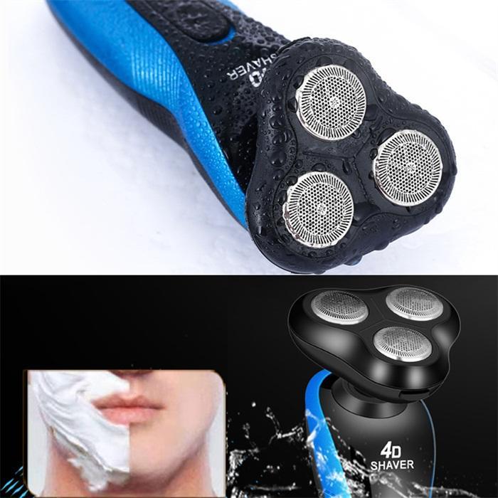 Профессиональная многофункциональная бритва 4 в 1, водонепроницаемая электрическая бритва для удаления волос, мужская бритва, вилка стандарта США