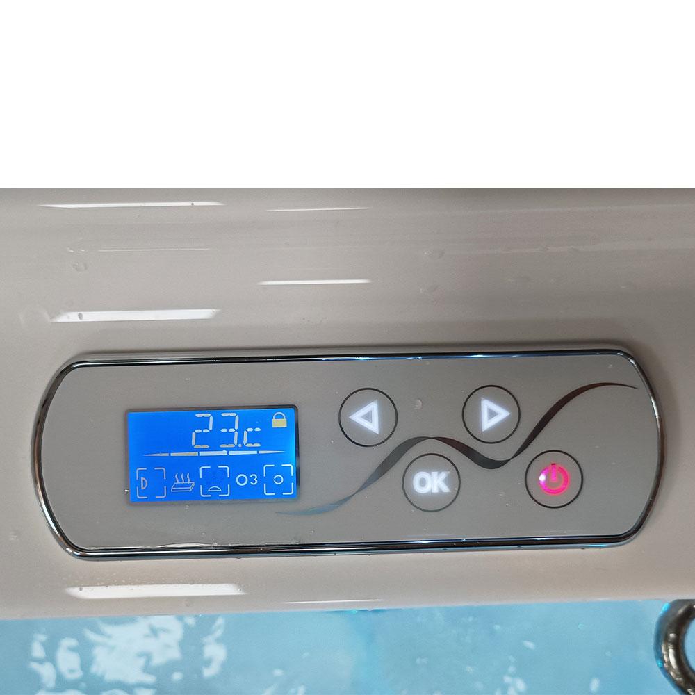 New Arrival Ozone Professional Pet Dogs Wash Grooming Jacuzzier Acrylic LED Bath Tub Freestanding Massage Pet Spa Bathtub
