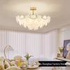 French Chandelier - Modern Minimalist Shell Design for Living, Dining, or Bedroom