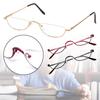 Ultra Light Resin Metal Reading Glasses Eyeglasses Half Moon Reading Glasses +1.00~+4.0 Diopter
