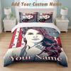 Bedding Set 1 Duvet Cover 2 Pillowcases Lana Del Rey Print Soft Bed Linen Bedroom Decor