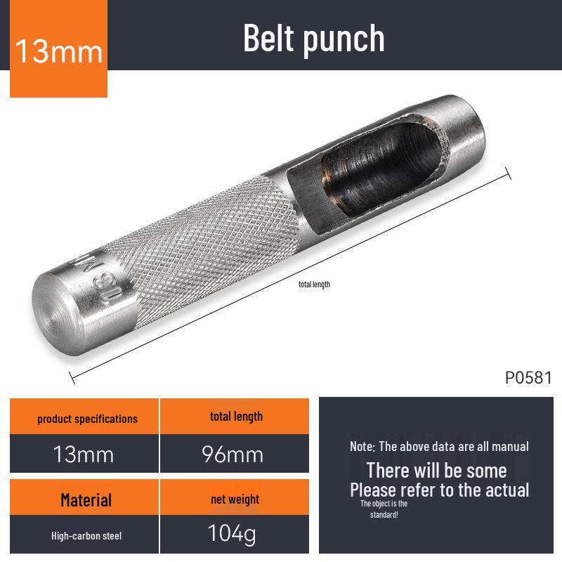 Прямой удар: Компактный ручной инструмент для пробивания отверстий из кожи и липы для ремней и ремешков для часов