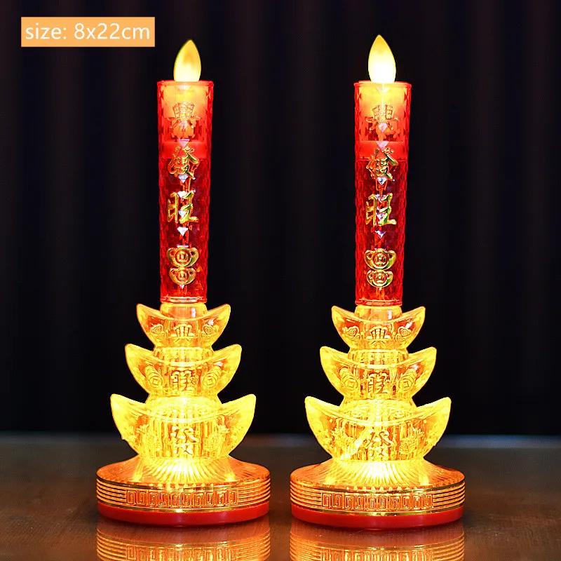2 шт. имитация пламени буддийской Гуаньинь закрепленное украшение для дома фэн-хуэй украшение приносящее удачу