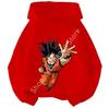Новые Худи Dragon Ball Z Детские Флисовая Толстовка с Гоку Y2k Модная Плюшевая Толстовка с Аниме Рисунком Одежда для Мальчиков Подарок