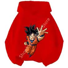Новые Худи Dragon Ball Z Детские Флисовая Толстовка с Гоку Y2k Модная Плюшевая Толстовка с Аниме Рисунком Одежда для Мальчиков Подарок