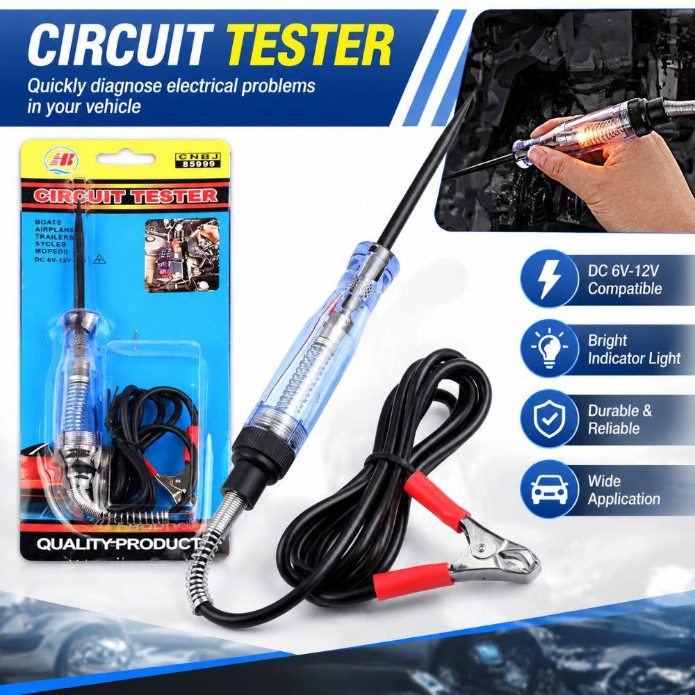 6V-24V DC Circuit Test Pen Automotive Circuit Tester for Car Motorcycle and Small Engines