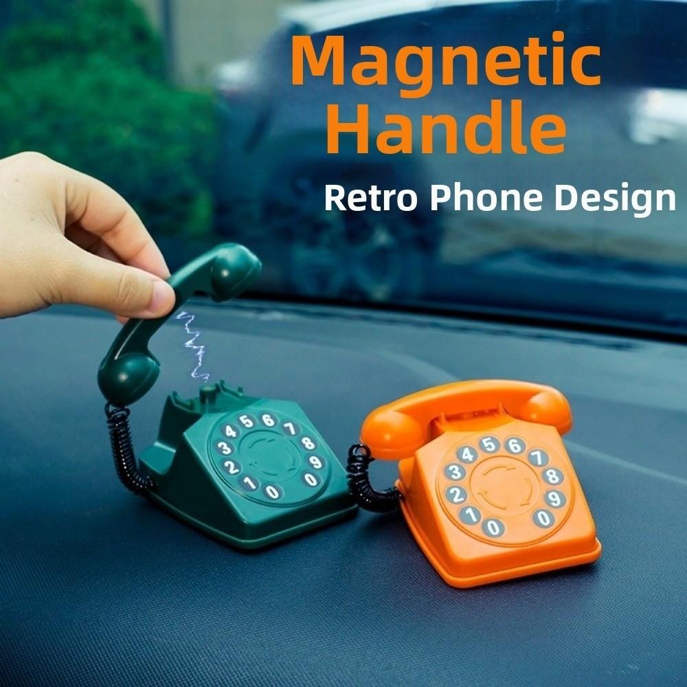 Retro Temporary Parking Sign Landline Telephone Telephone Parking Plate Car Dashboard Decoration